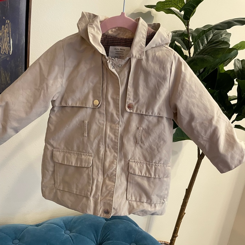 Zara baby girl trench coat
